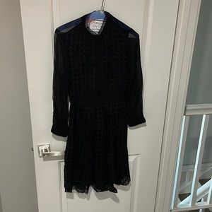 All saints dress. Black with detailed design